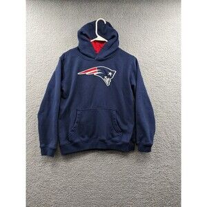 Kids Large New England Patriots Hoodie Sweatshirt NFL Football